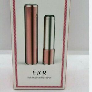 EKR Painless Hair Remover Portable Battery Facial Razor